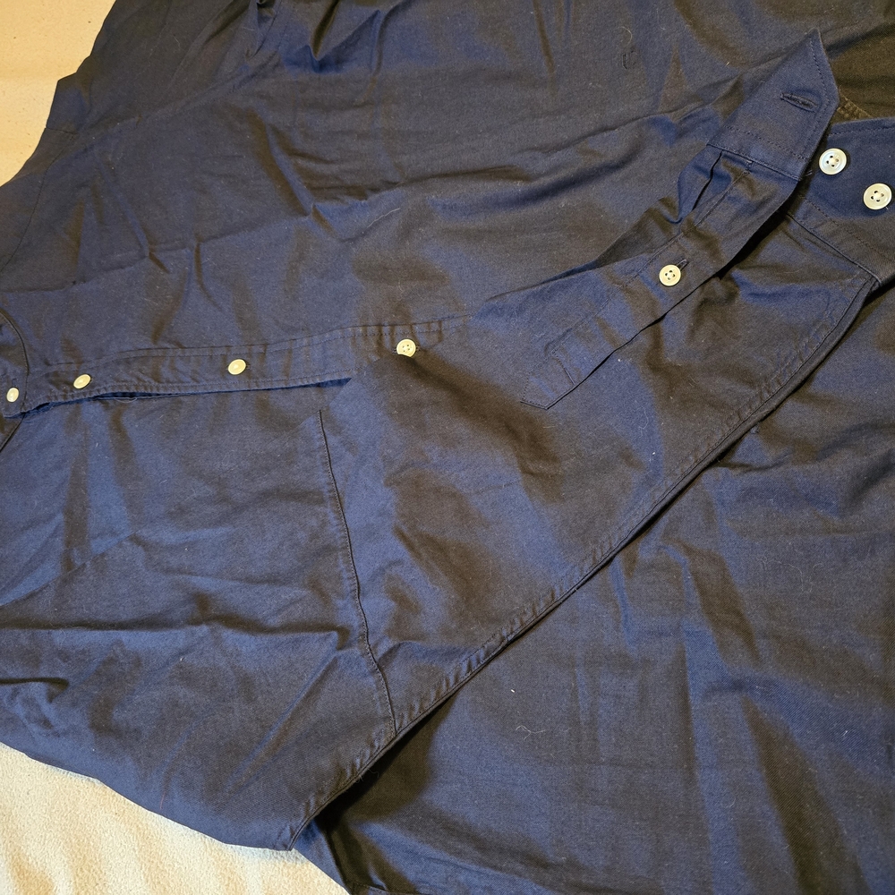 G-Star Men's Casual Button Down Shirt - Navy Blue